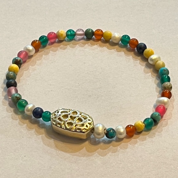 Kendra Scott stretch beaded bracelet with Opal Accent - Picture 4 of 5